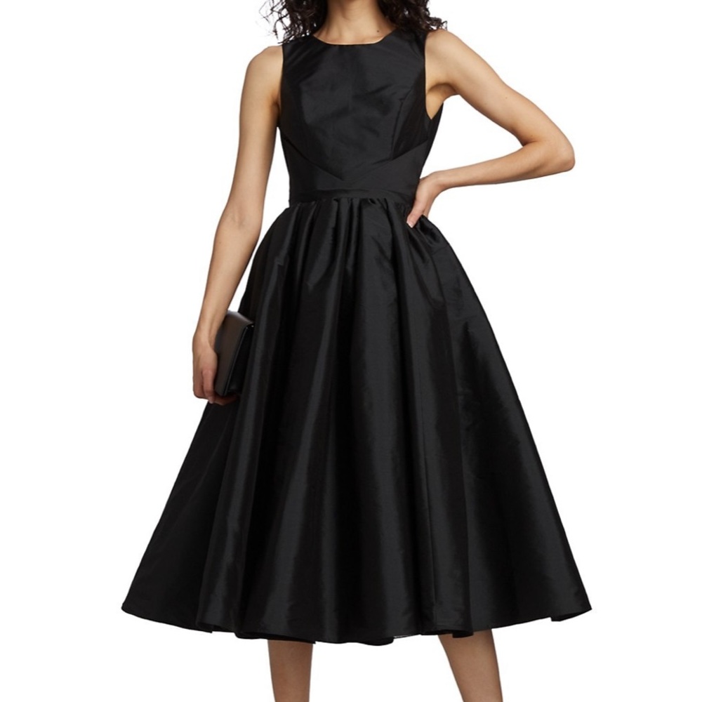 Amsale Sleeveless A-Line Dress NTW